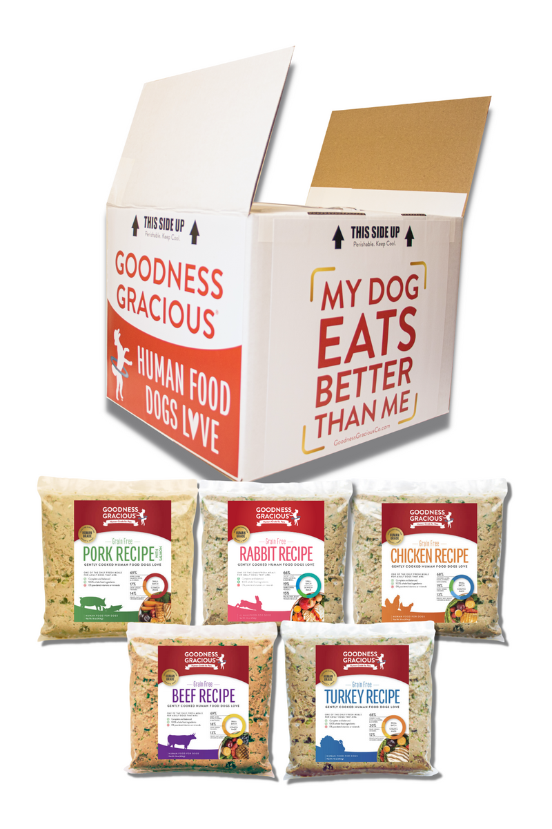 Human Grade Gently Cooked Meals for Dogs Preset Boxes