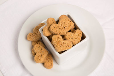 Human Grade, Honey Poached Salmon Cookies for Dogs. 