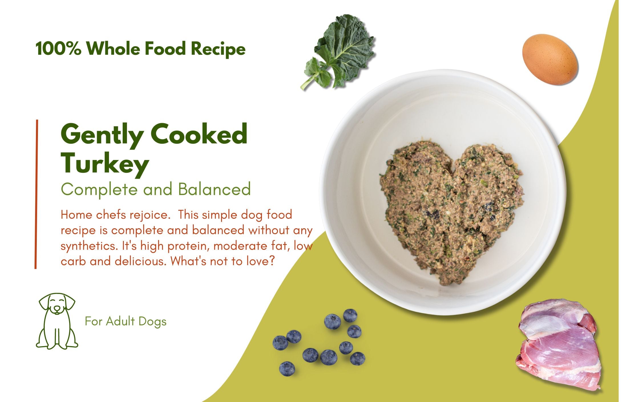 High protein dog food recipes sale