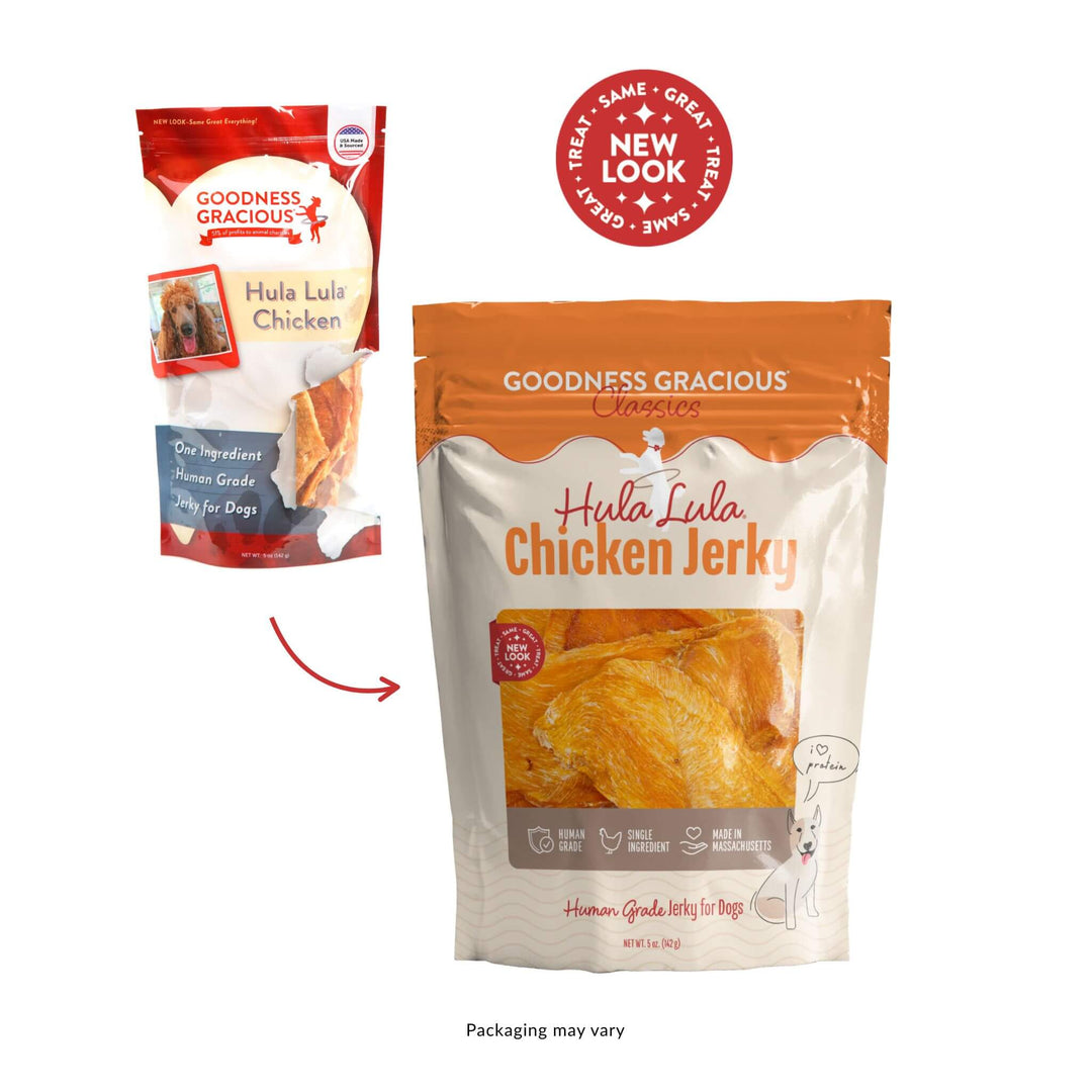 Hula Lula Chicken Human Grade Jerky for Dogs- Goodness Gracious