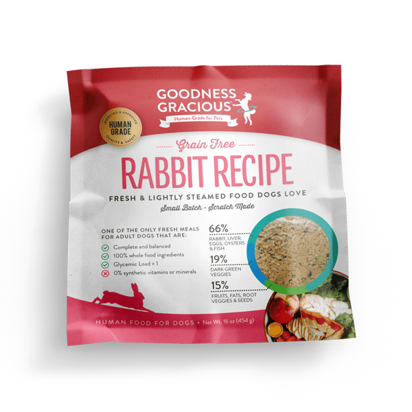 Grain free rabbit dog food hotsell