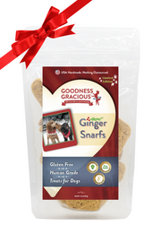 Ginger Snarf Holiday Cookies. Gluten Free. Human Grade Treats for Dogs.