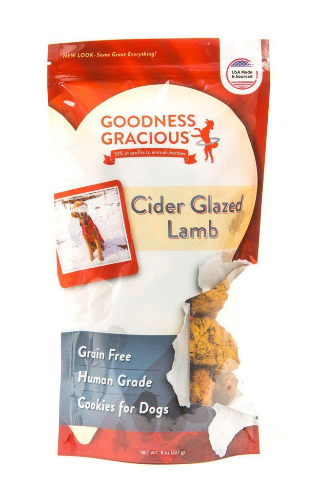 Goodness Gracious Human Grade Cider Glazed Lamb Dog Treats
